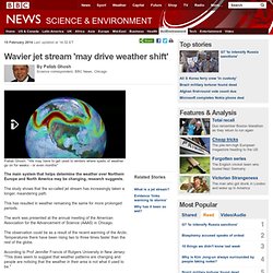 Wavier jet stream 'may drive weather shift'