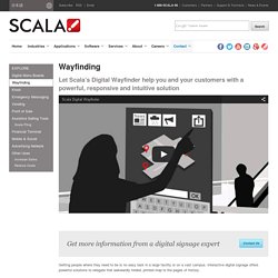 Wayfinding - Scala Digital Signage