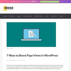 7 Ways to Boost Page Views in WordPress