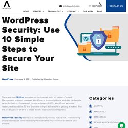 10 Ways To Boost Your WordPress Security