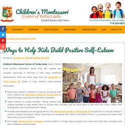 Ways to Help Kids Build Positive Self-Esteem