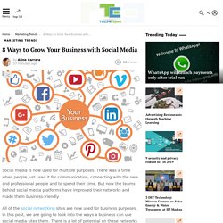 8 Ways to Grow Your Business with Social Media