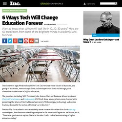 6 Ways Tech Will Change Education Forever