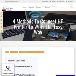 4 Ways to Connect HP Printer to Wi-Fi