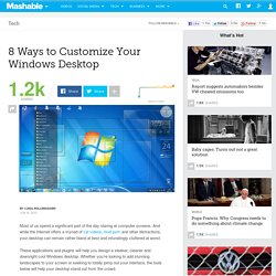 8 Ways to Customize Your Windows Desktop