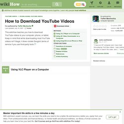 4 Ways to Download YouTube Videos