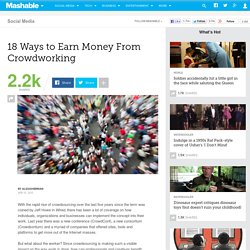 18 Ways to Earn Money From Crowdworking