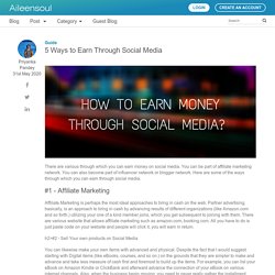 5 Ways to Earn Through Social Media