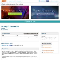 20 Ways to Use Edmodo