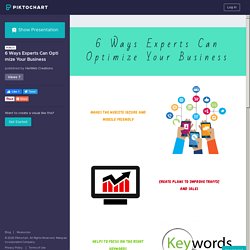 6 Ways Experts Can Optimize Your Business