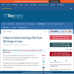 3 Ways to Extract and Copy Files from ISO Image in Linux