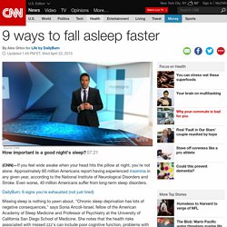 9 ways to fall asleep faster