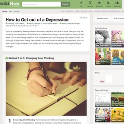 Get out of a Depression