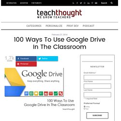 100 ways to use Google docs