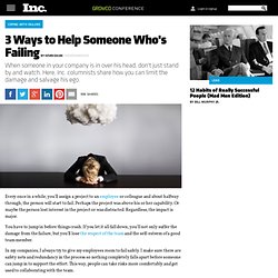 3 Ways to Help Someone Who's Failing