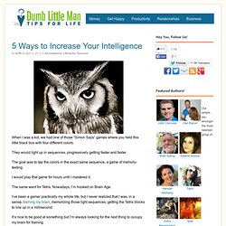 5 Ways to Increase Your Intelligence