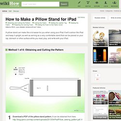 6 Ways to Make a Pillow Stand for iPad