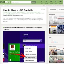 5 Ways to Make a USB Bootable
