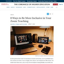 8 Ways to Be More Inclusive in Your Zoom Teaching