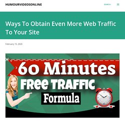 Ways To Receive Even More Web Traffic To Your Website
