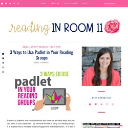 3 Ways to Use Padlet in Your Reading Groups