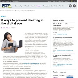 8 ways to prevent cheating in the digital age