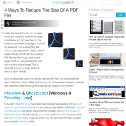 4 Ways To Reduce The Size Of A PDF File