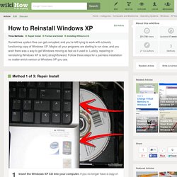 3 Ways to Reinstall Windows XP