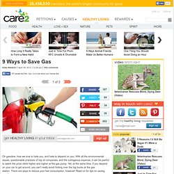 9 Ways to Save Gas