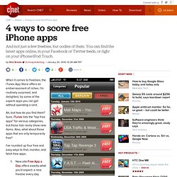 4 ways to score free iPhone apps