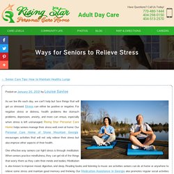 Ways for Seniors to Relieve Stress