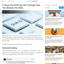 3 Ways the Shift Key Will Change How You Browse the Web