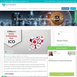 6 Ways you should invest in ICO marketing