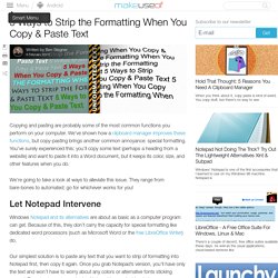 5 Ways to Strip the Formatting When You Copy & Paste Text