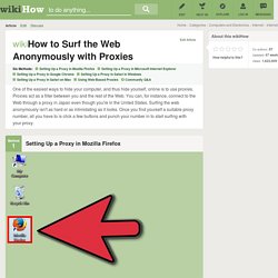 6 Ways to Surf the Web Anonymously with Proxies