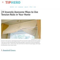 24 Insanely Awesome Ways to Use Tension Rods in Your Home