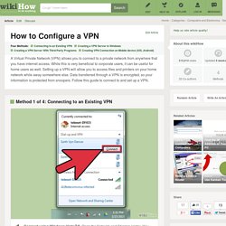 3 Ways to Configure a VPN