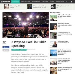 5 ways to excel in public speaking
