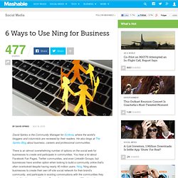 6 Ways to Use Ning for Business