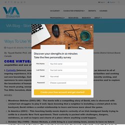 Ways To Use Your VIA Strengths