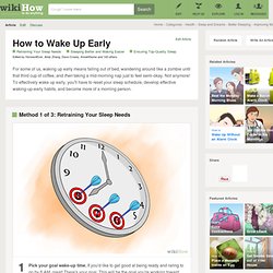 How to Wake Up Early: 12 Steps