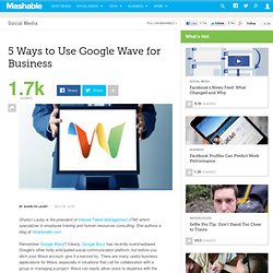 5 Ways to Use Google Wave for Business