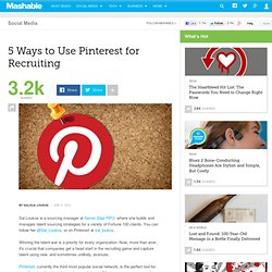 5 Ways to Use Pinterest For Recruiting - Aurora