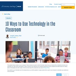 10 Ways to Use Technology in the Classroom