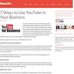 7 Ways to Use YouTube in Your Business