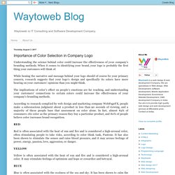 Importance of Color Selection in Company Logo