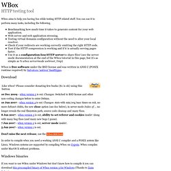 Wbox HTTP testing tool