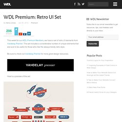 WDL Premium: Retro UI Set