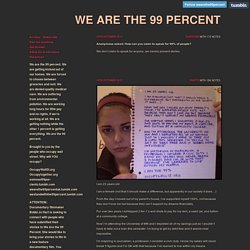 We Are the 99 Percent