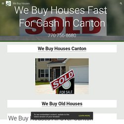 We Buy Houses - We Buy Houses Canton